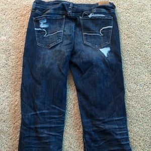 Distressed American Eagle Denim